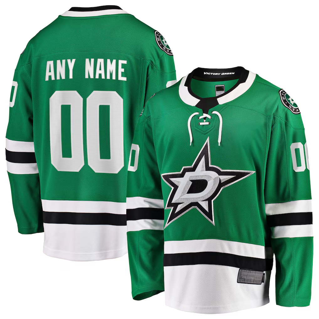 Boles Custom D.Stars Green Home Breakaway Jerseys