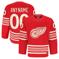 Boles Custom DR.Wings Red Anniversary Authentic Pro Jerseys