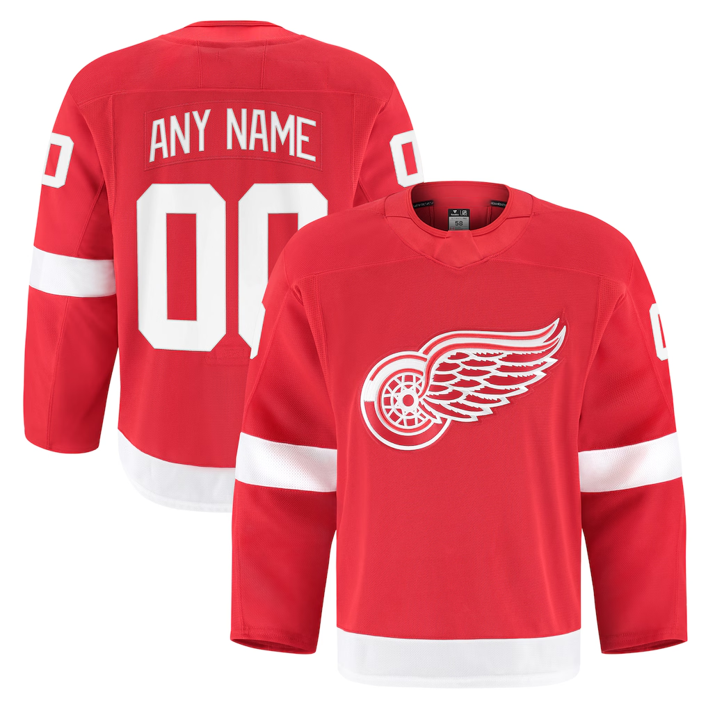 Boles Custom DR.Wings Red Home Authentic Pro Jerseys