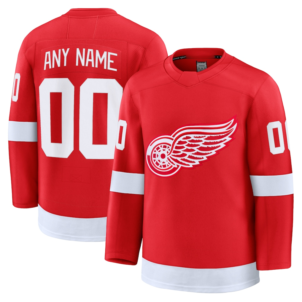Boles Custom DR.Wings Red Home Premium Jerseys