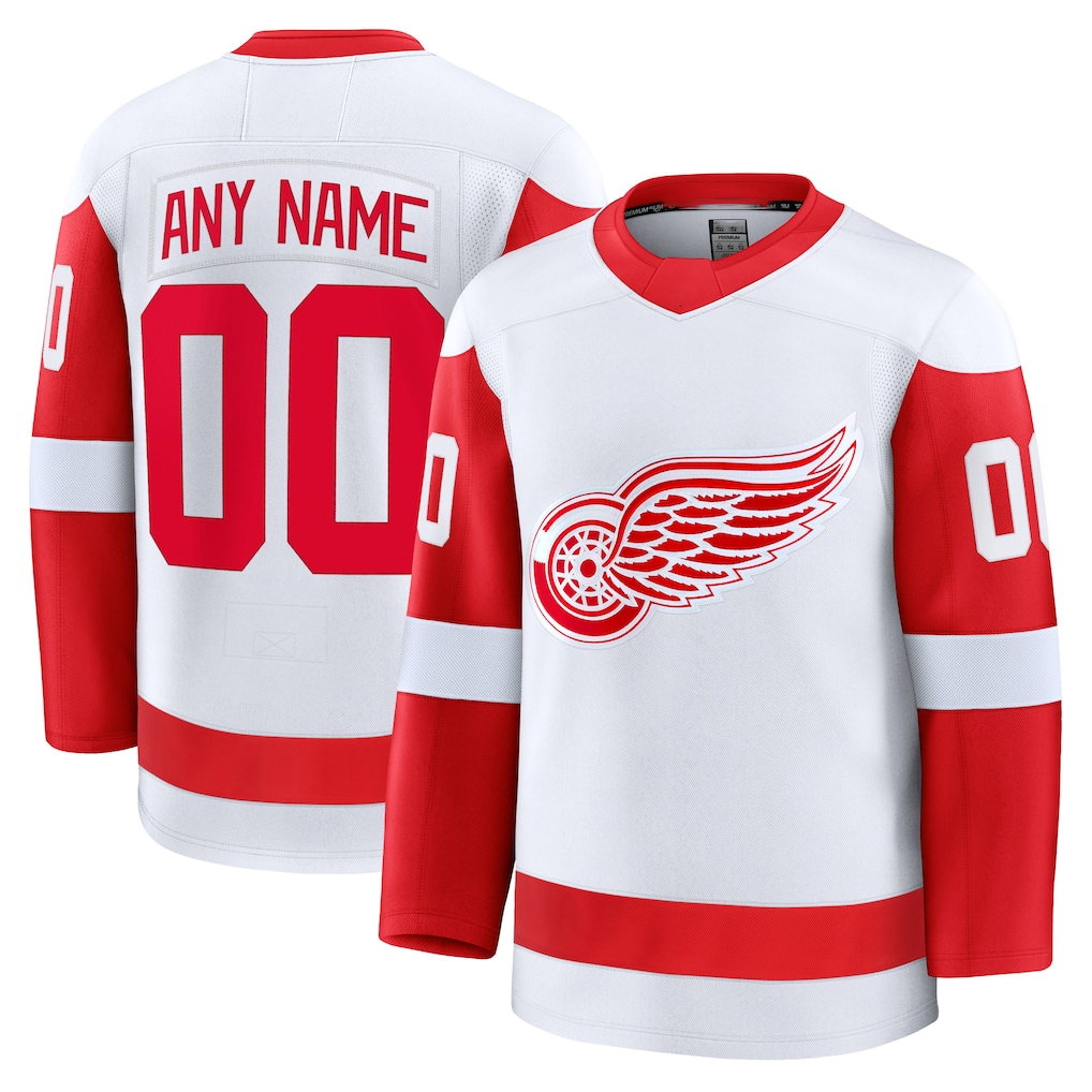 Boles Custom DR.Wings White Away Premium Jerseys