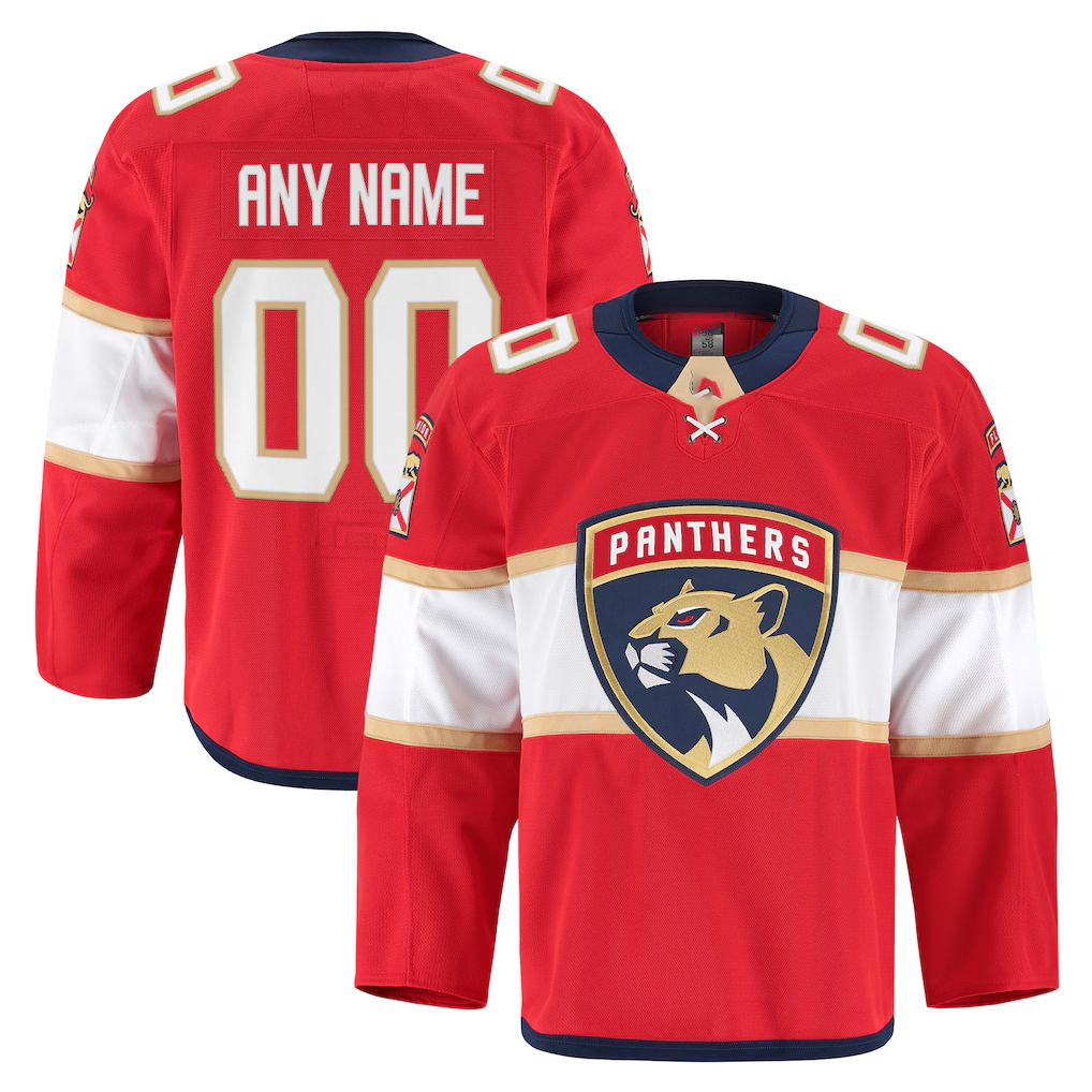 Boles Custom F.Panthers Red Home Authentic Pro Jerseys