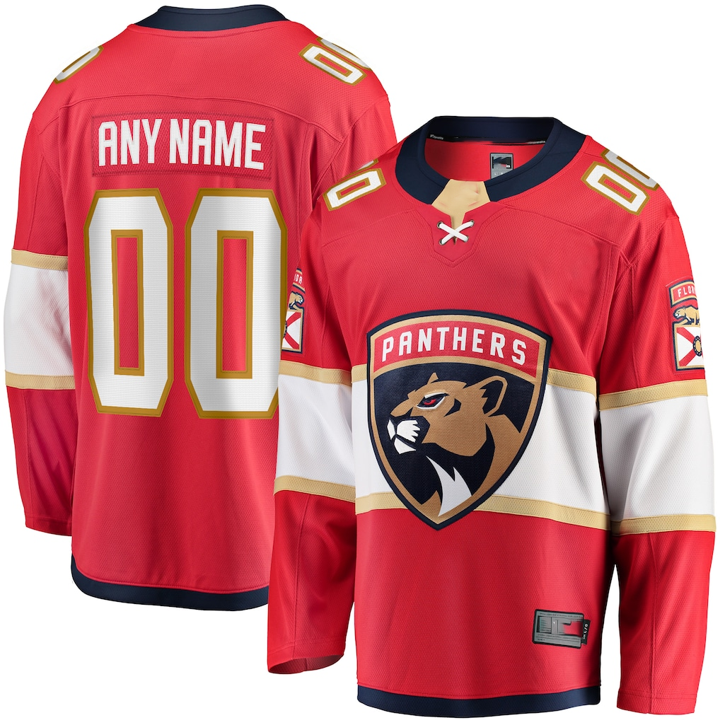 Boles Custom F.Panthers Red Home Breakaway Jerseys