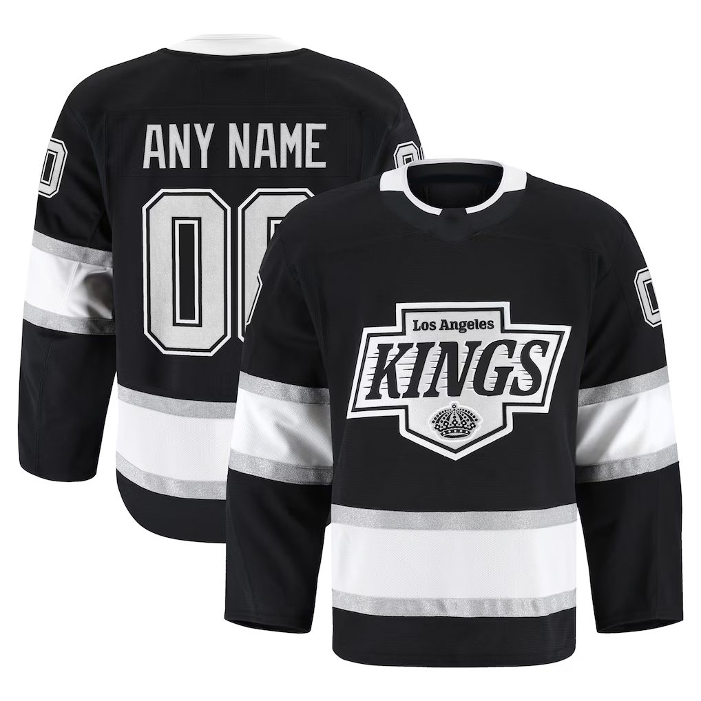 Boles Custom LA.Kings Black Home Authentic Pro Jerseys
