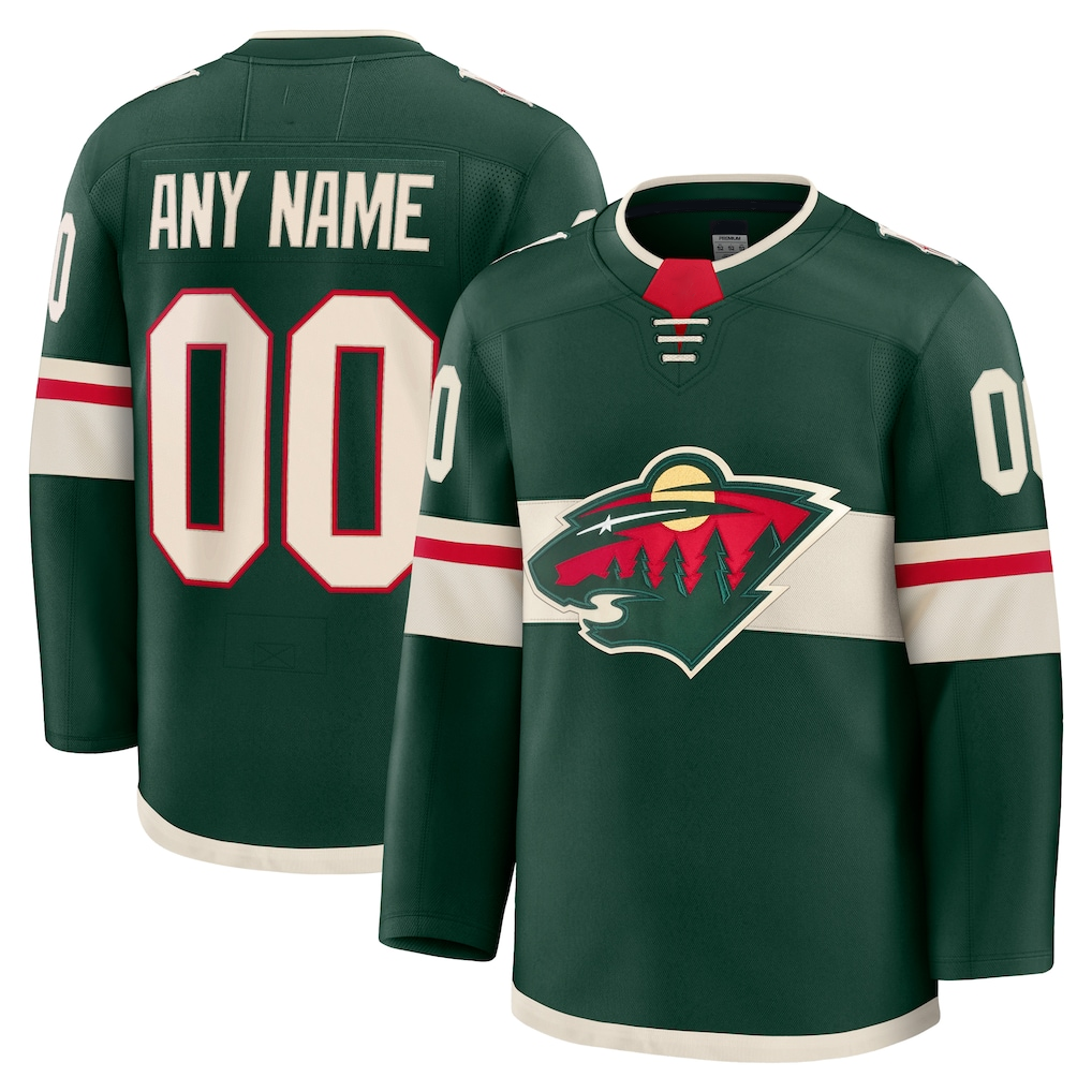 Boles Custom M.Wild Green Home Premium Jerseys