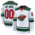 Boles Custom M.Wild White Away Premium Jerseys