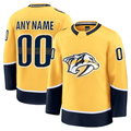 Boles Custom N.Predators Gold Home Premium Jerseys