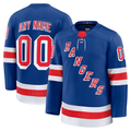 Boles Custom NY.Rangers Royal Home Premium Jerseys
