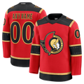 Boles Custom O.Senators Red Alternate Premium Jerseys