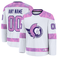 Boles Custom O.Senators White 2024 Hockey Fights Cancer Practice Jerseys