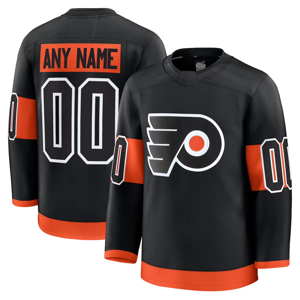 Boles Custom P.Flyers Black Alternate Premium Jerseys