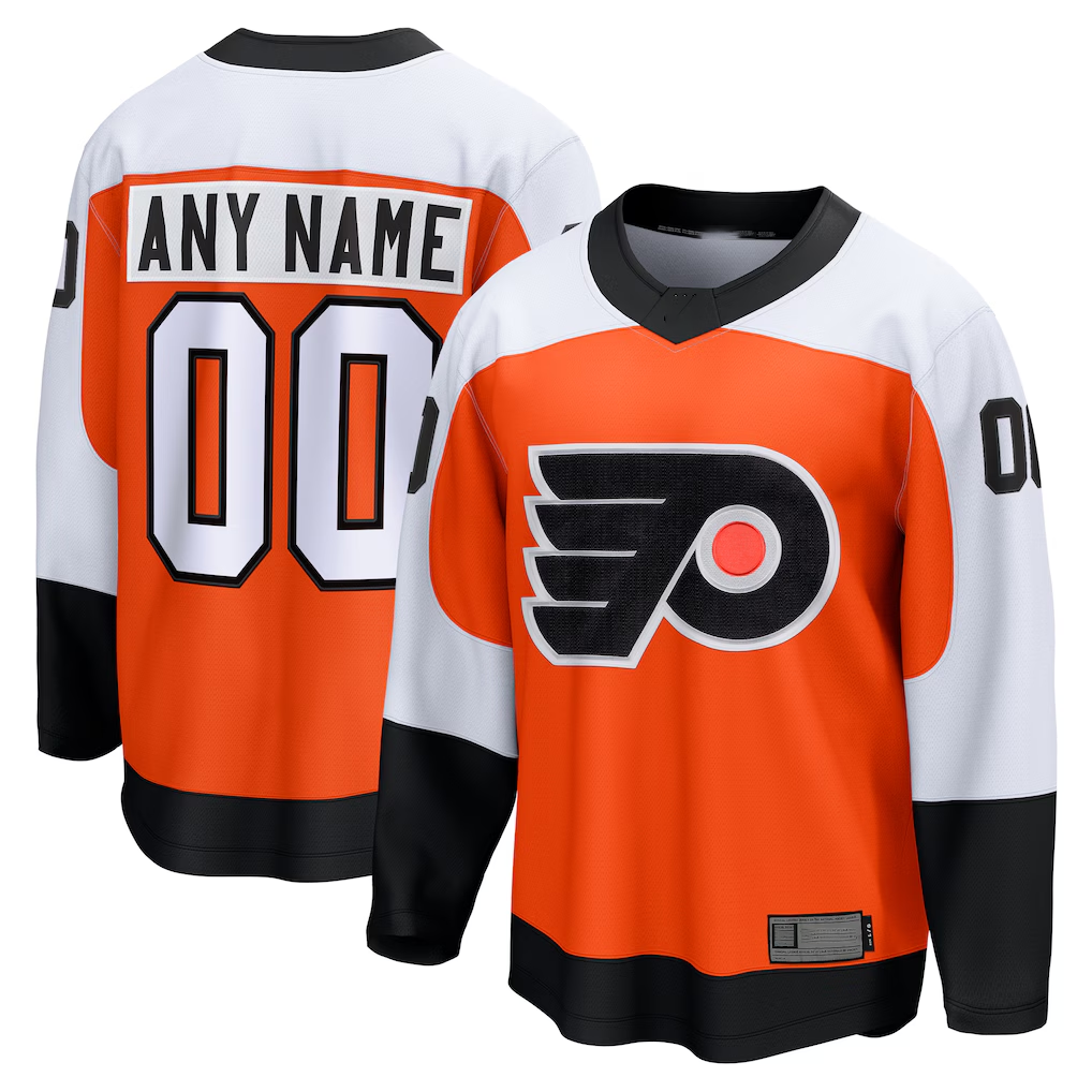 Boles Custom P.Flyers Orange Home Breakaway Jerseys