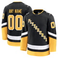 Boles Custom P.Penguins Black Alternate Premium Jerseys