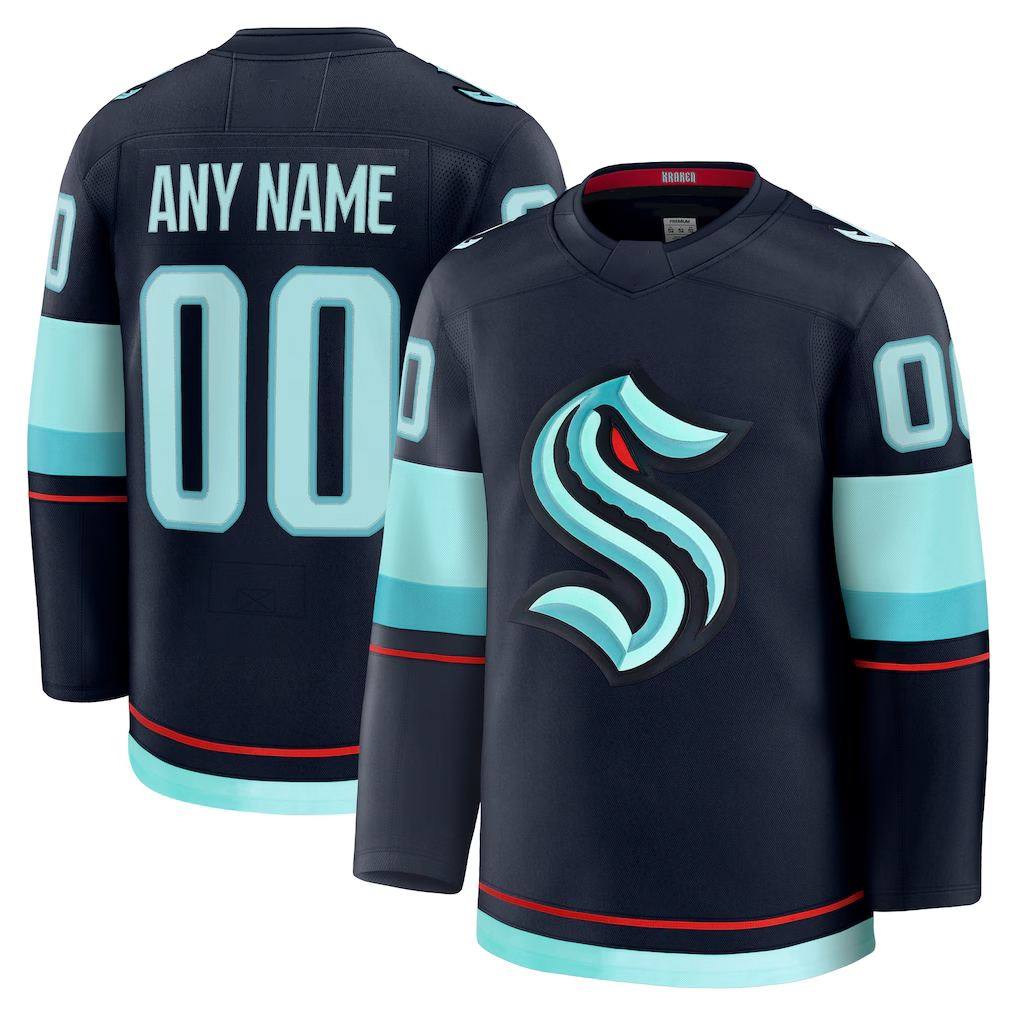 Boles Custom S.Kraken Deep Sea Blue Home Premium Jerseys