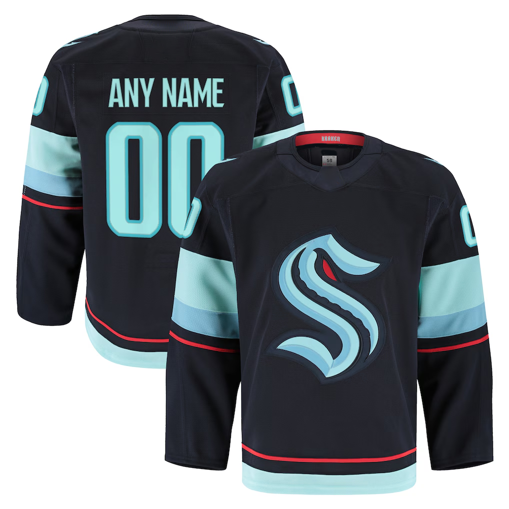 Boles Custom S.Kraken Deep Sea Blue Home Premium Jerseys