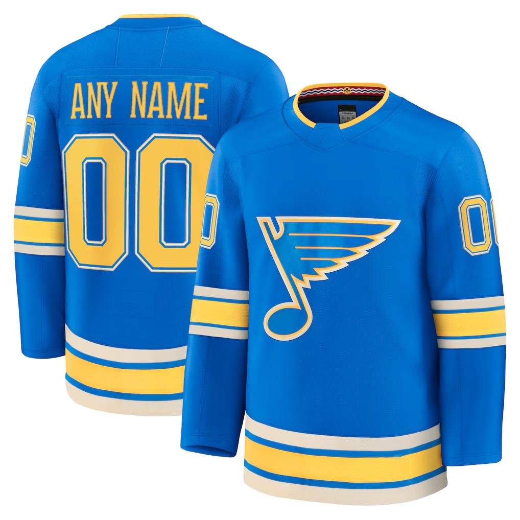 Boles Custom SL.Blues Blue Alternate Premium Jerseys