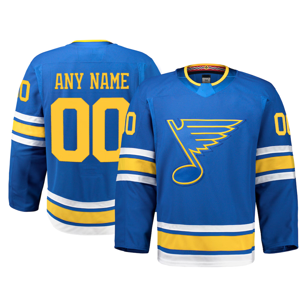 Boles Custom SL.Blues Blue Home Authentic Pro Jerseys