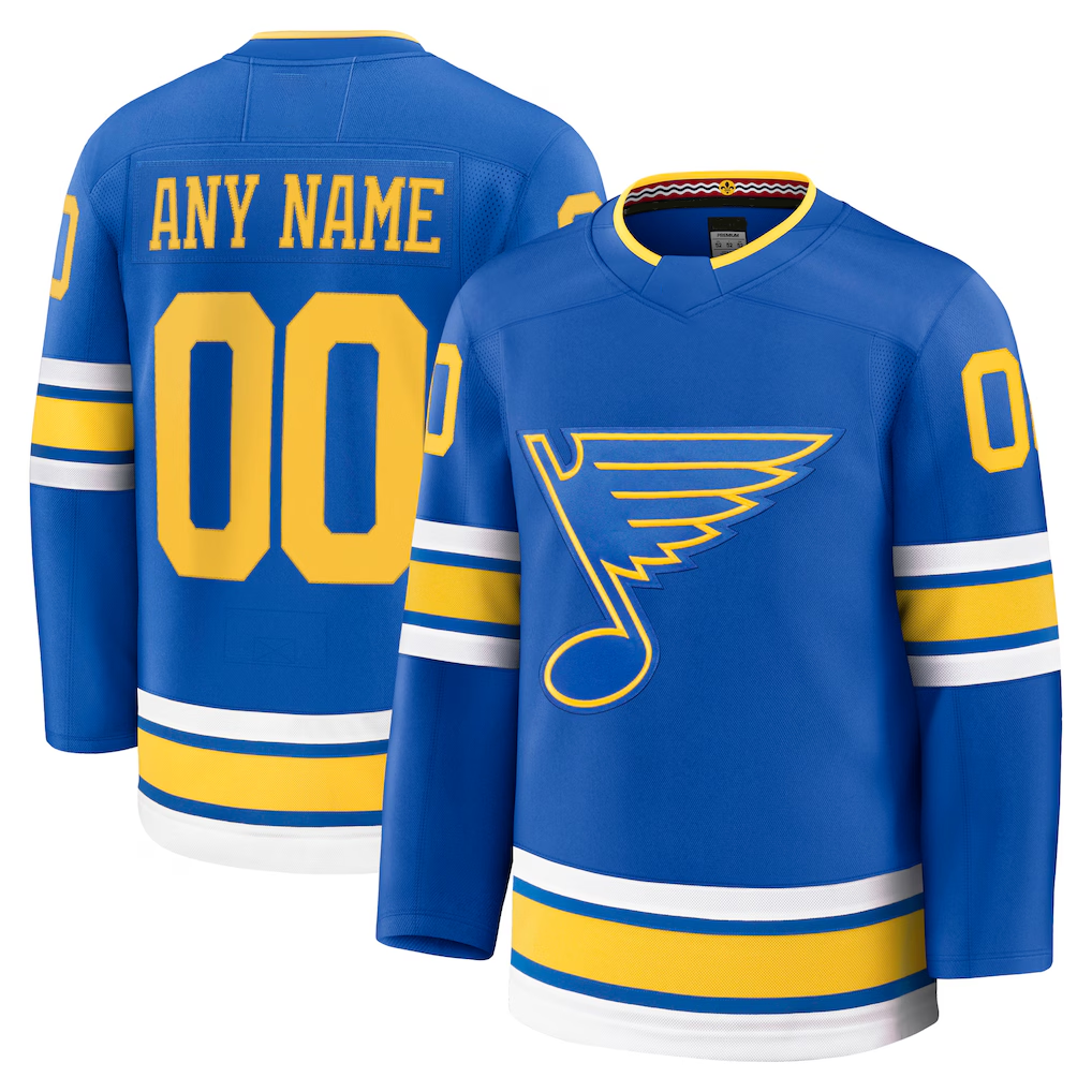 Boles Custom SL.Blues Blue Home Premium Jerseys