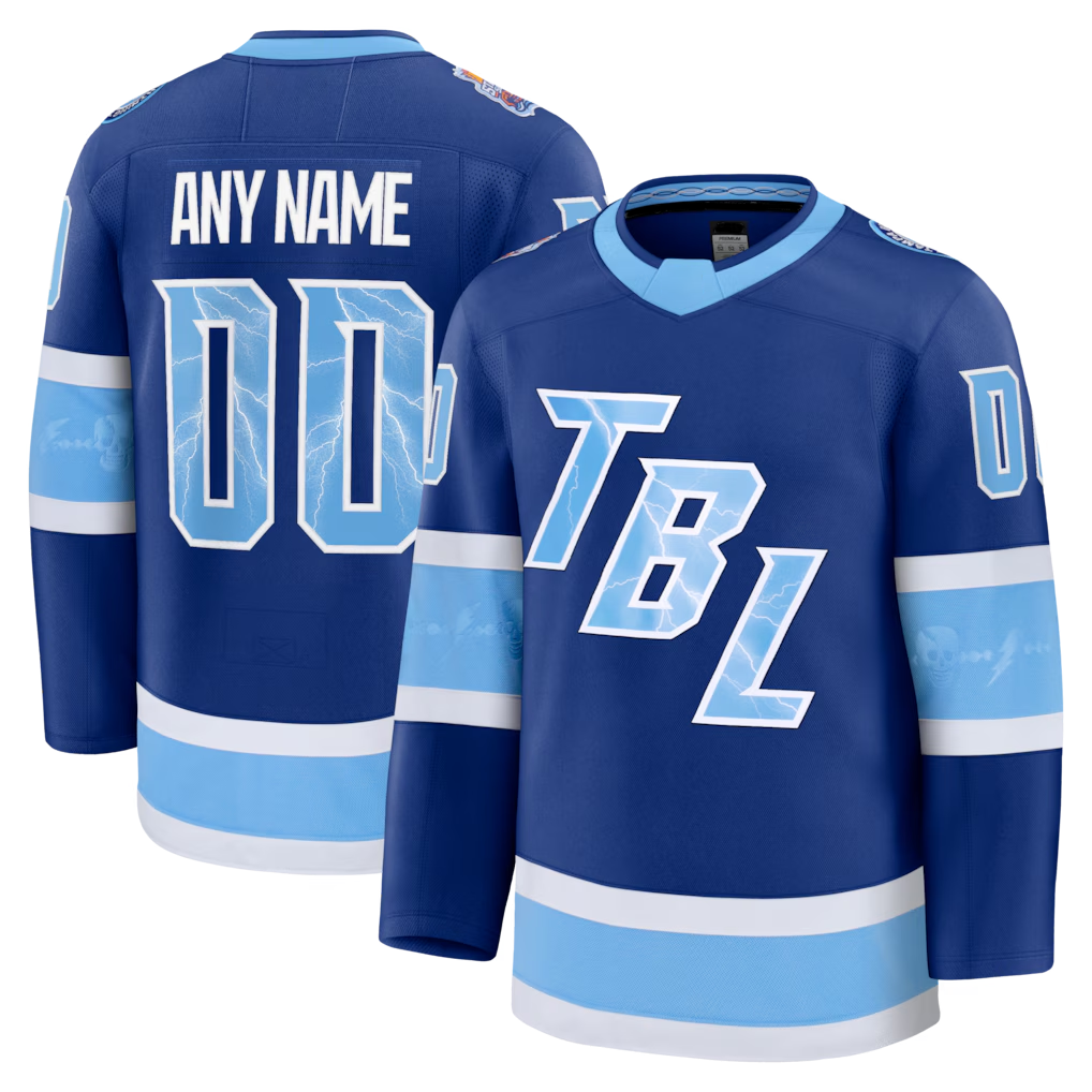 Boles Custom TB.Lightning Blue 2026 Stadium Series Premium Jerseys