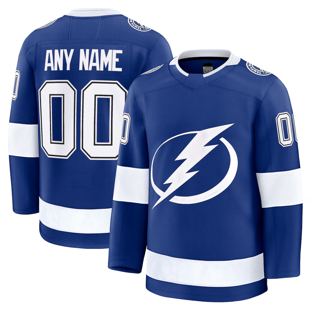 Boles Custom TB.Lightning Blue Home Premium Jerseys