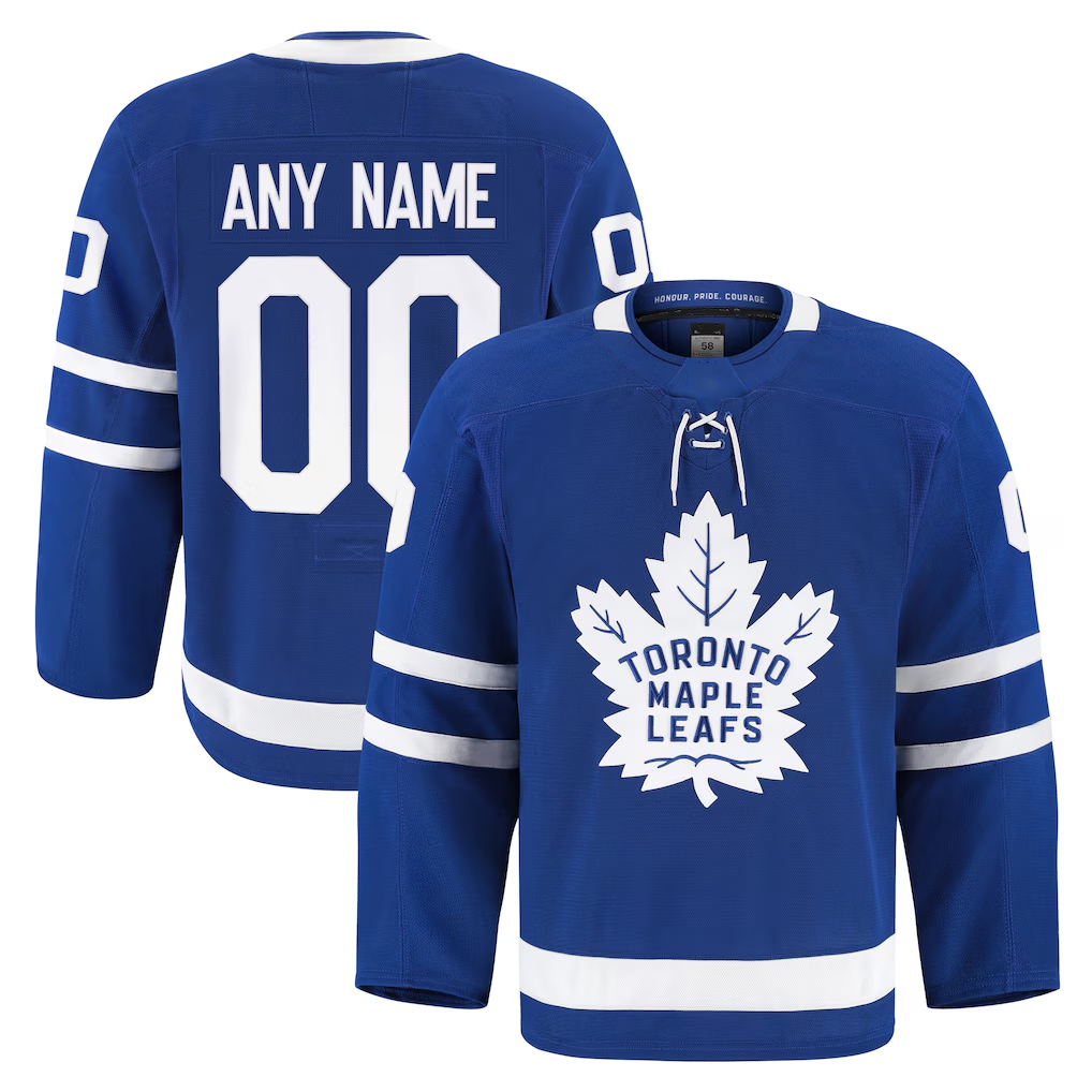 Boles Custom TM.Leafs Blue Home Authentic Pro Jerseys