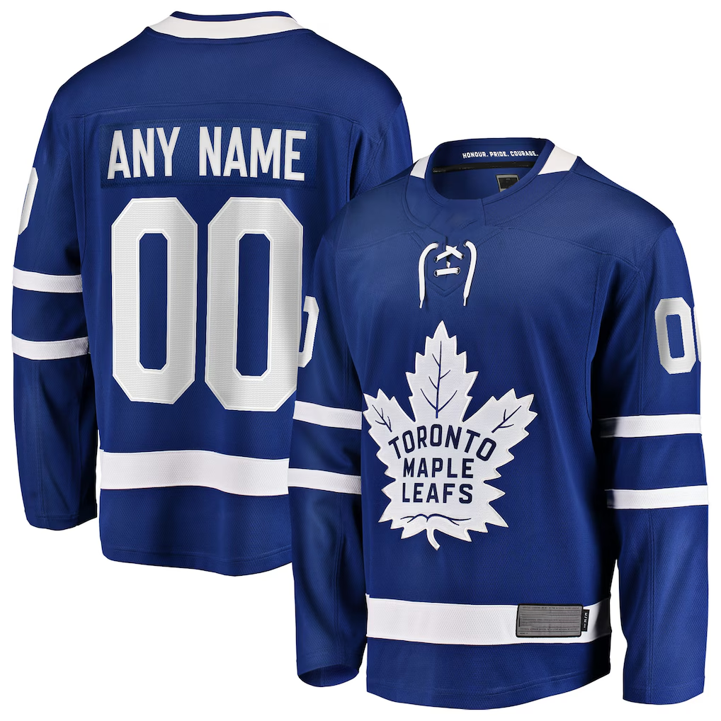 Boles Custom TM.Leafs Blue Home Breakaway Jerseys