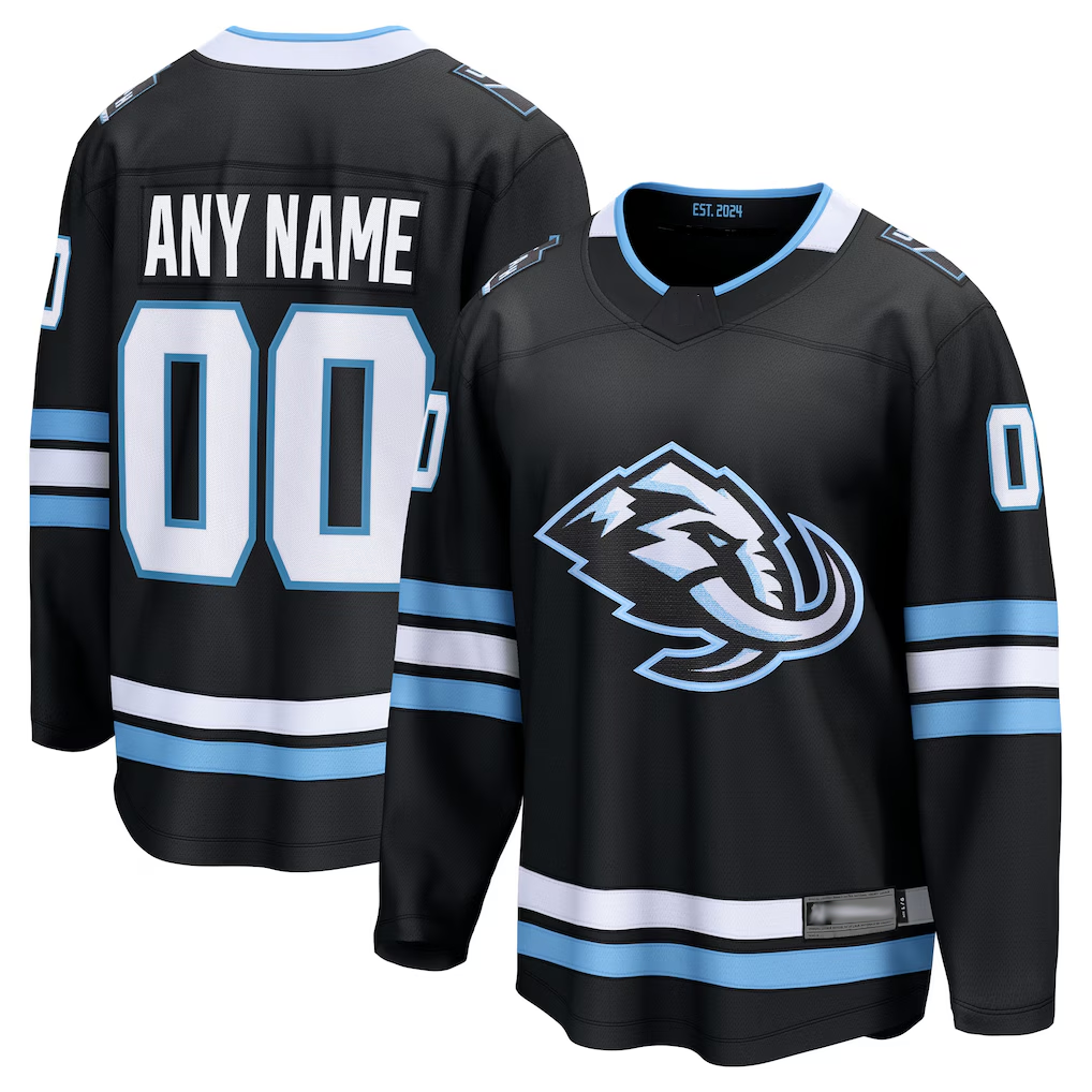 Boles Custom U.Mammoth Black Home Breakaway Jerseys