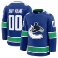 Boles Custom V.Canucks Blue Home Premium Jerseys