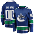 Boles Custom V.Canucks Blue Home Team Breakaway Jerseys