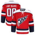 Boles Custom W.Capitals Red Alternate Authentic Pro Jerseys