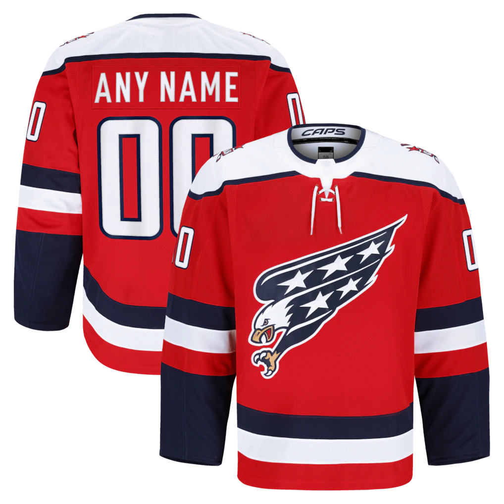 Boles Custom W.Capitals Red Alternate Authentic Pro Jerseys