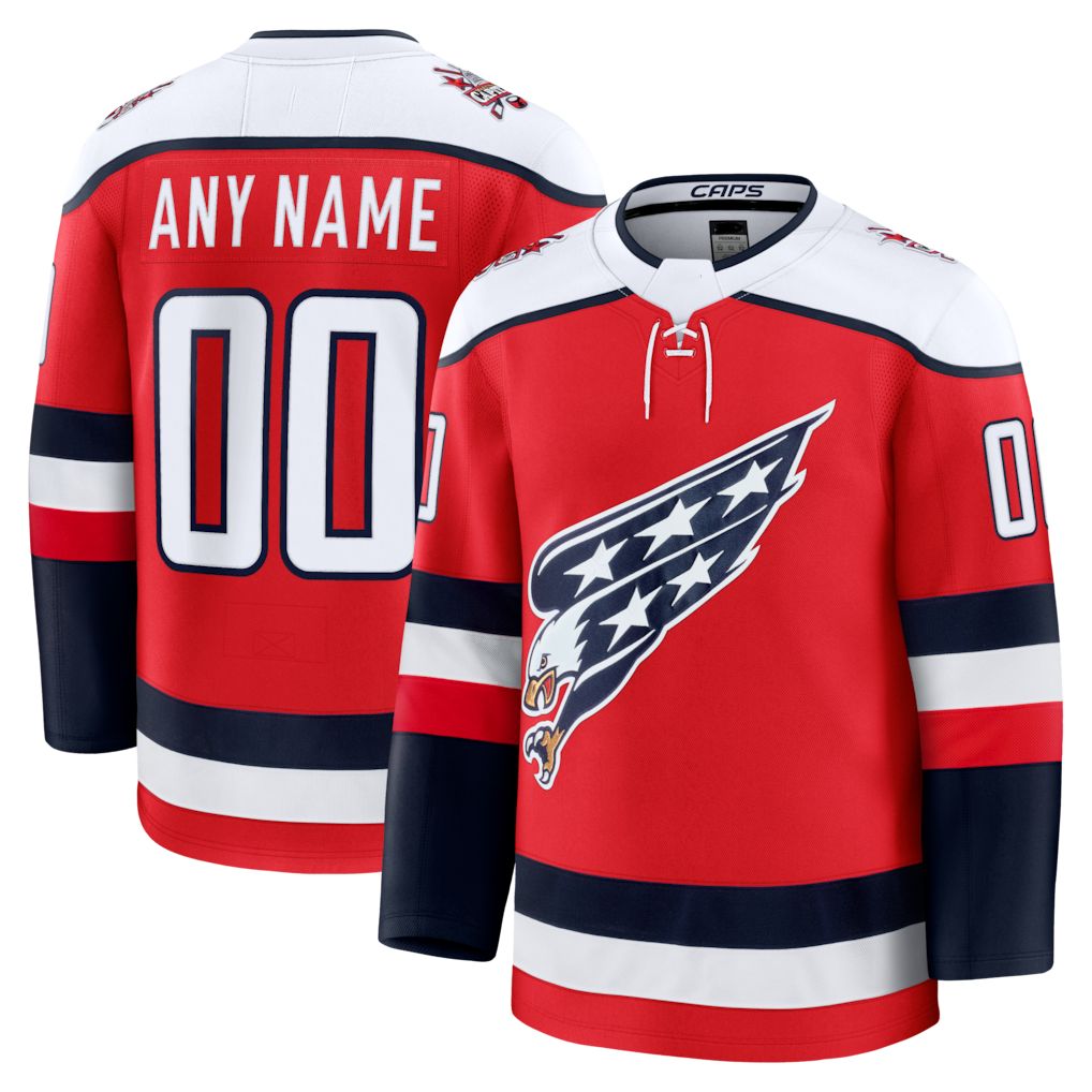 Boles Custom W.Capitals Red Alternate Premium Jerseys