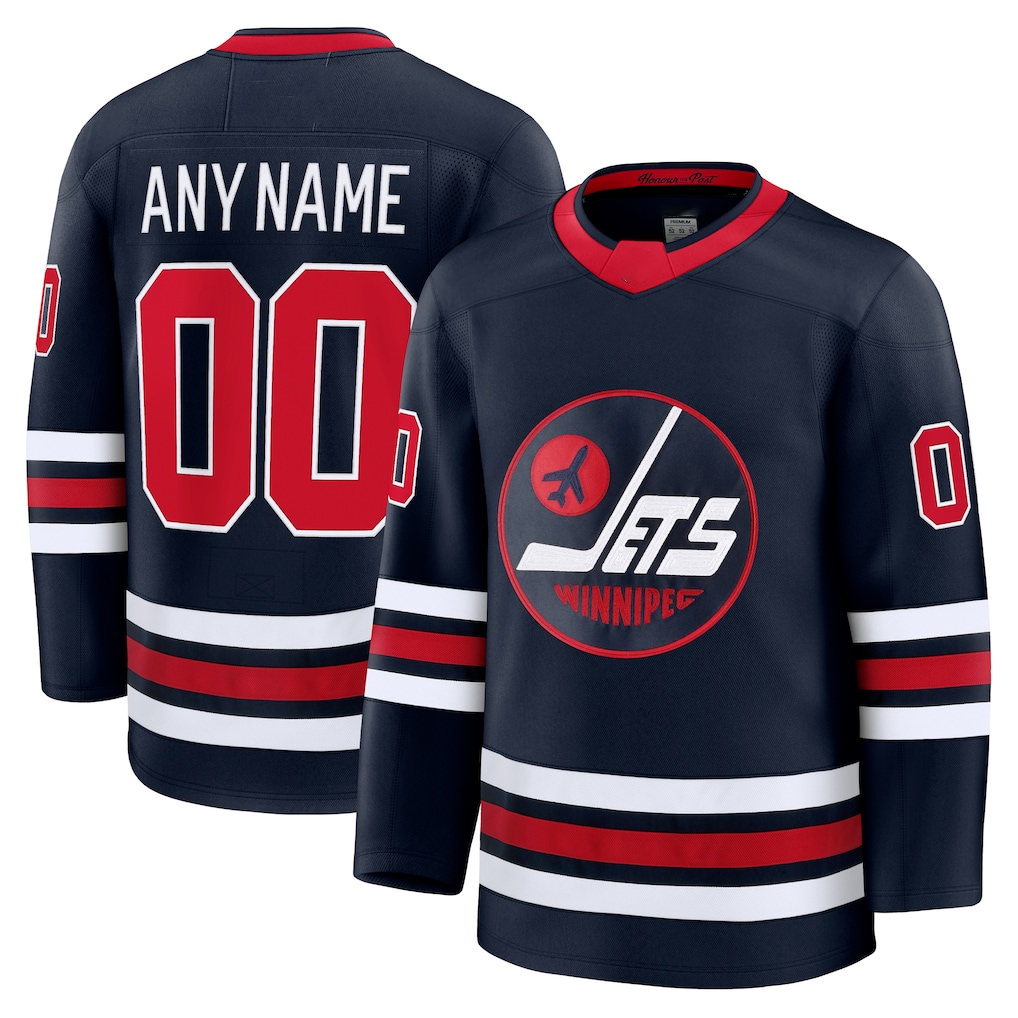 Boles Custom W.Jets Navy Alternate Premium Jerseys