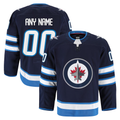 Boles Custom W.Jets Navy Home Authentic Pro Jerseys
