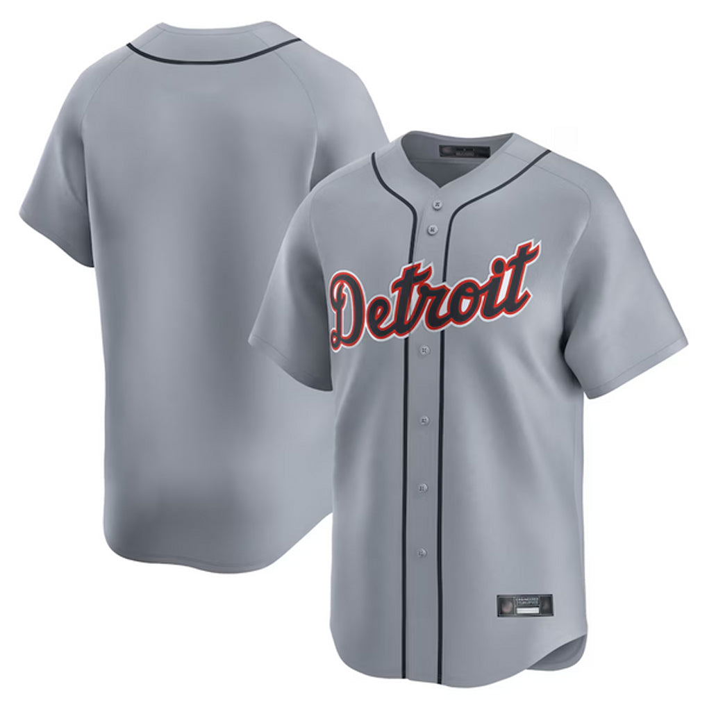 Boles D.Tigers Gray Home Limited Blank Player Stitched Jerseys