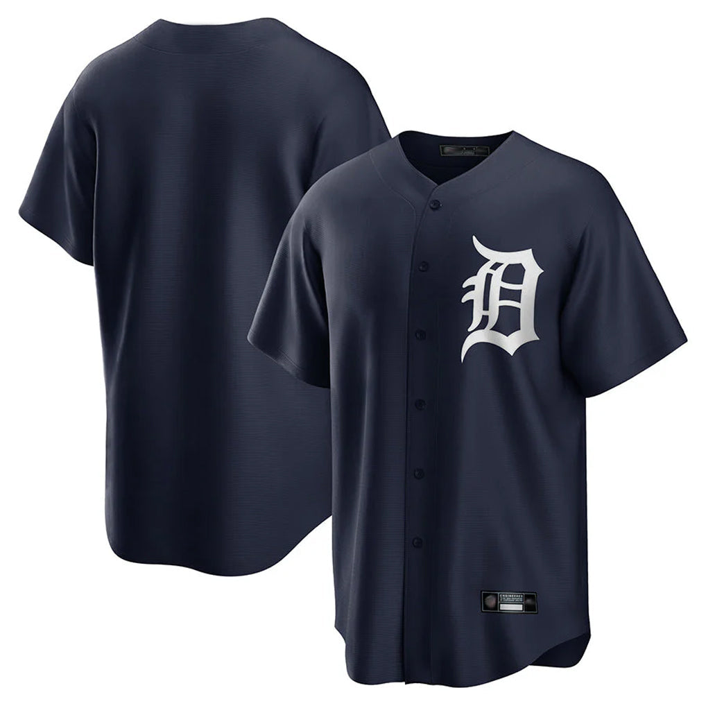 Boles D.Tigers Navy Game Home Blank Player Stitched Jerseys