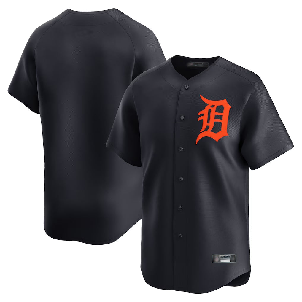 Boles D.Tigers Navy Home Limited Blank Player Stitched Jerseys