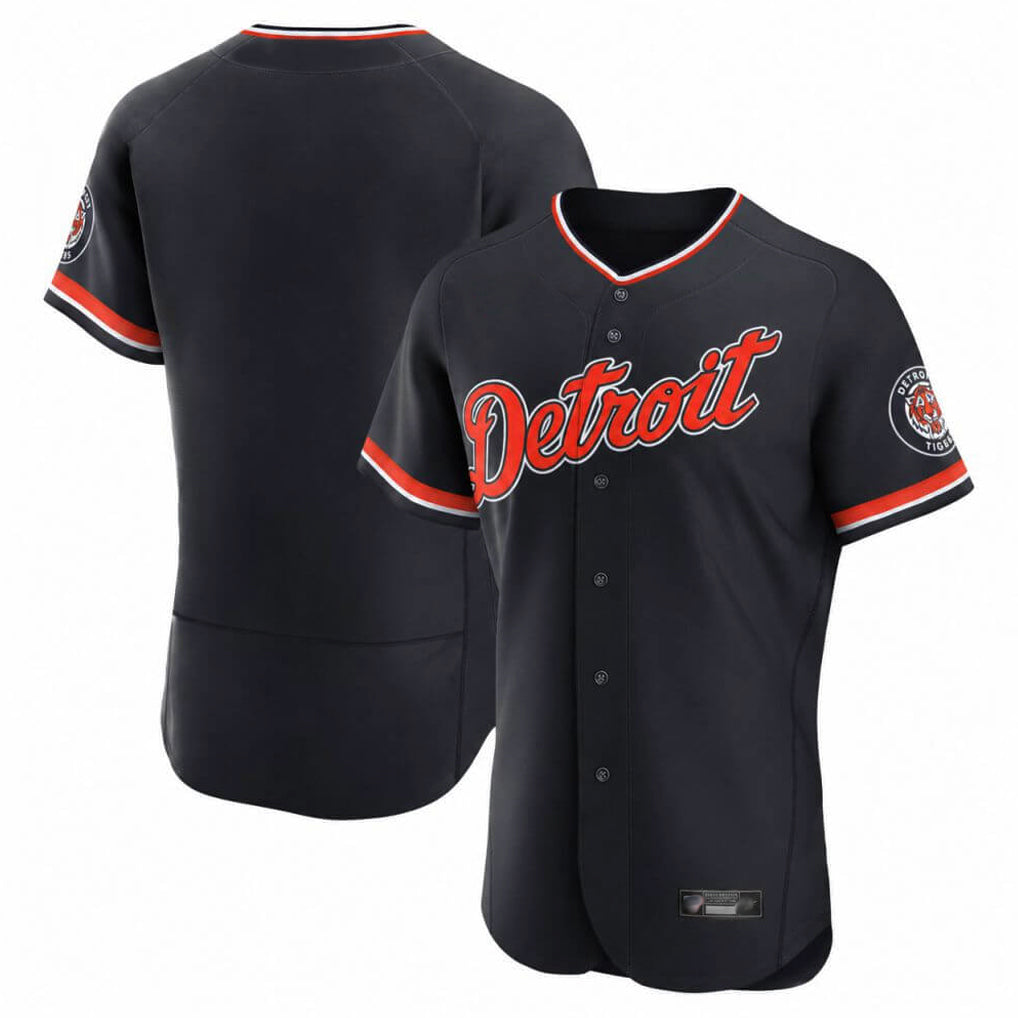 Boles D.Tigers Navy Limited Elite Home Game Blank Player Stitched Jerseys