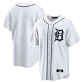 Boles D.Tigers White Home Game Blank Player Stitched Jerseys