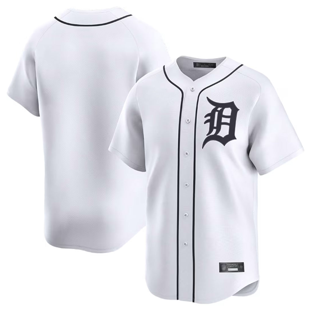 Boles D.Tigers White Home Limited Blank Player Stitched Jerseys