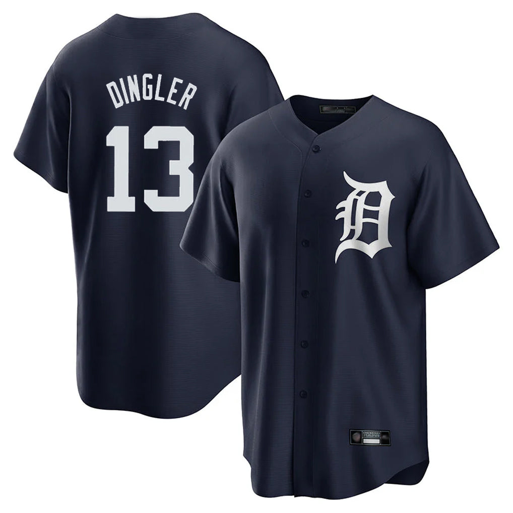 Boles D.Tigers #13 Dillon Dingler Player Navy Game Home Stitched Jerseys