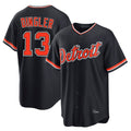Boles D.Tigers #13 Dillon Dingler Player Navy Home Game Stitched Jerseys