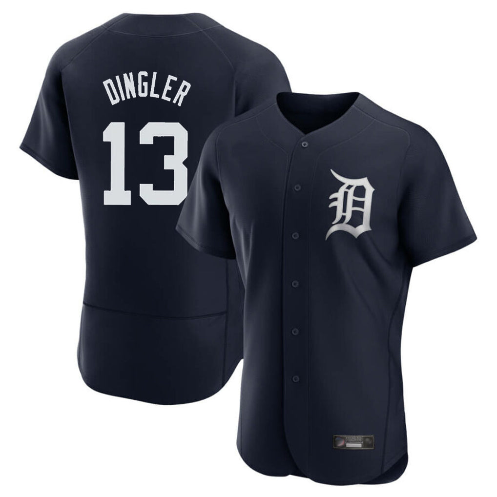 Boles D.Tigers #13 Dillon Dingler Player Navy Limited Elite Home Stitched Jerseys