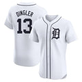 Boles D.Tigers #13 Dillon Dingler Player White Limited Elite Home Stitched Jerseys