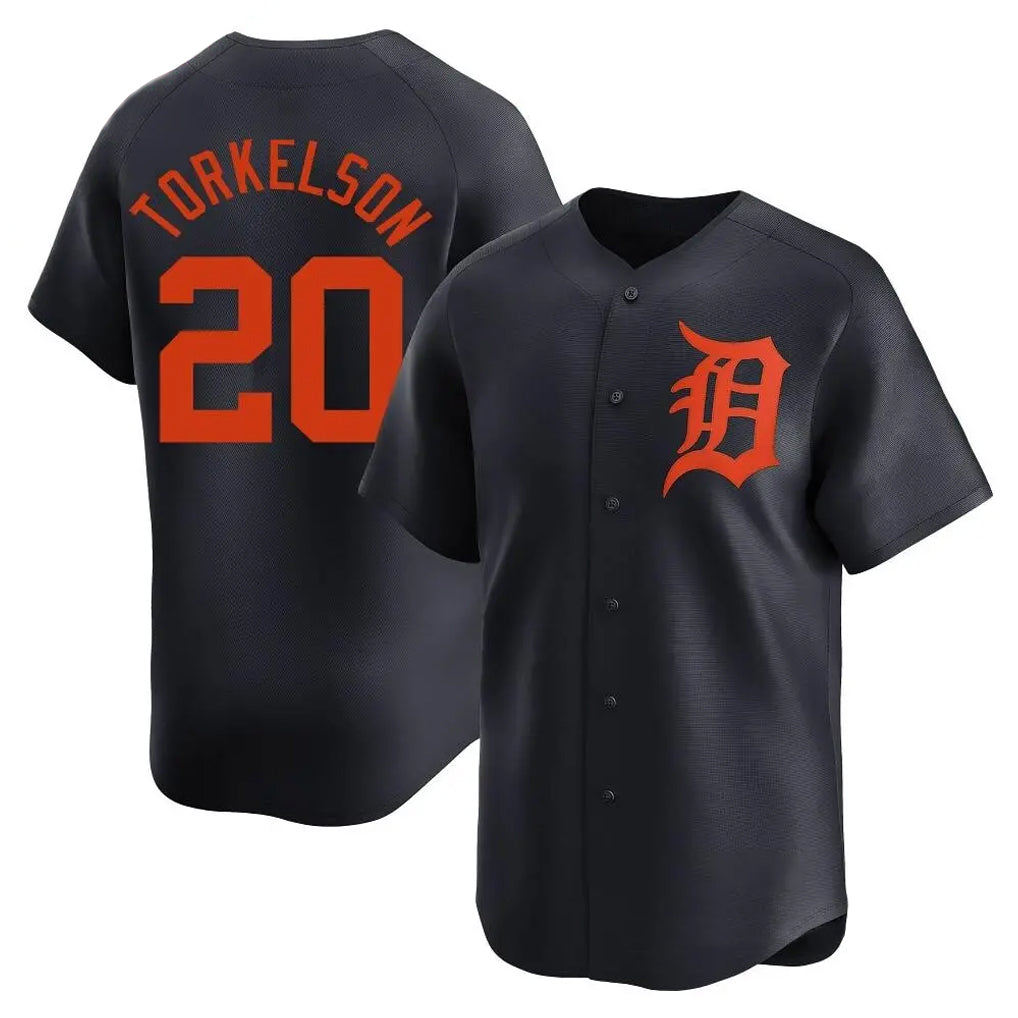 Boles D.Tigers #20 Spencer Torkelson Player Navy Home Limited Stitched Jerseys