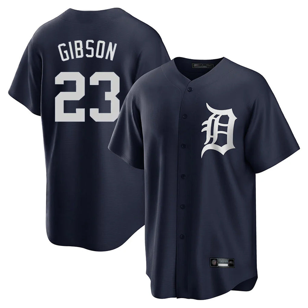 Boles D.Tigers #23 Kirk Gibson Player Navy Game Home Stitched Jerseys