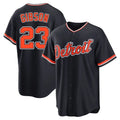 Boles D.Tigers #23 Kirk Gibson Player Navy Home Game Stitched Jerseys