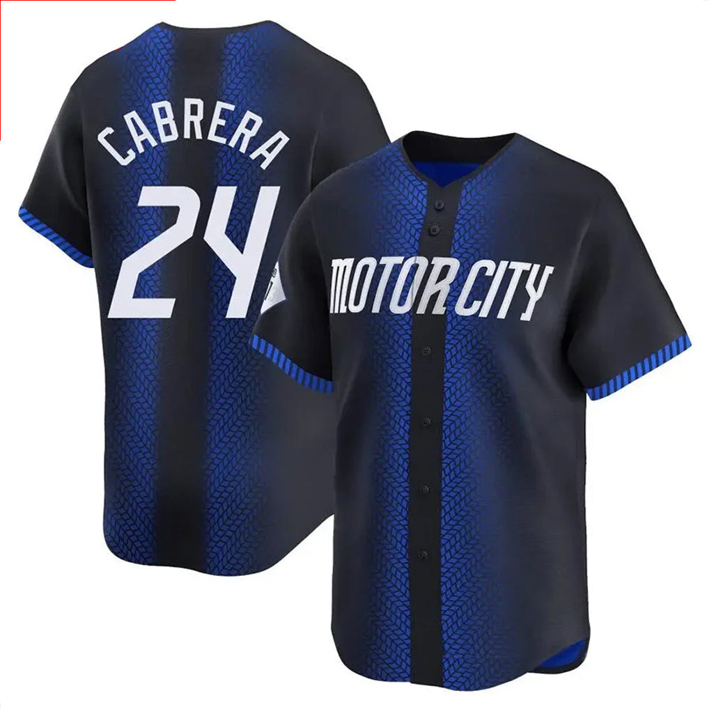 Boles D.Tigers #24 Miguel Cabrera Player Navy City Connect Home Limited Stitched Jerseys