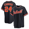 Boles D.Tigers #24 Miguel Cabrera Player Navy Home Game Stitched Jerseys