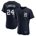 Boles D.Tigers #24 Miguel Cabrera Player Navy Limited Elite Home Stitched Jerseys